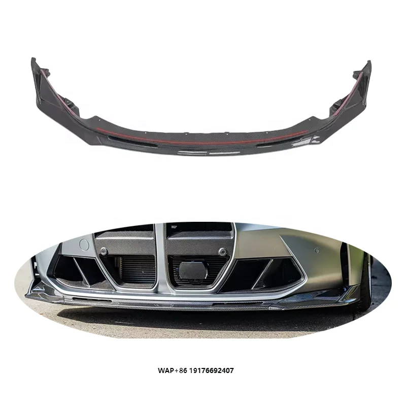 

Suitable forBMW G80 M3 G82 G83 M4V Carbon Fiber Front Bumper Lip Spoiler Splitter Car Front Bumper