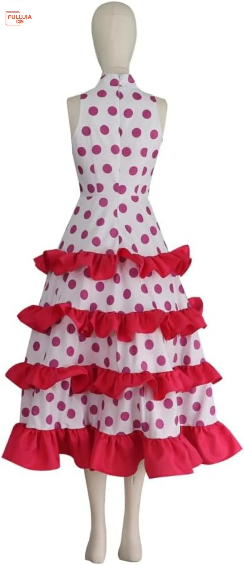 Fulujiacos Women Viola Cosplay Costume Dress