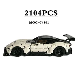 Car MOC-74801 Track Special Car Supercar Mechanical Version 2104PCS Building Block Toys DIY Kids Christmas Gift Birthday Gift