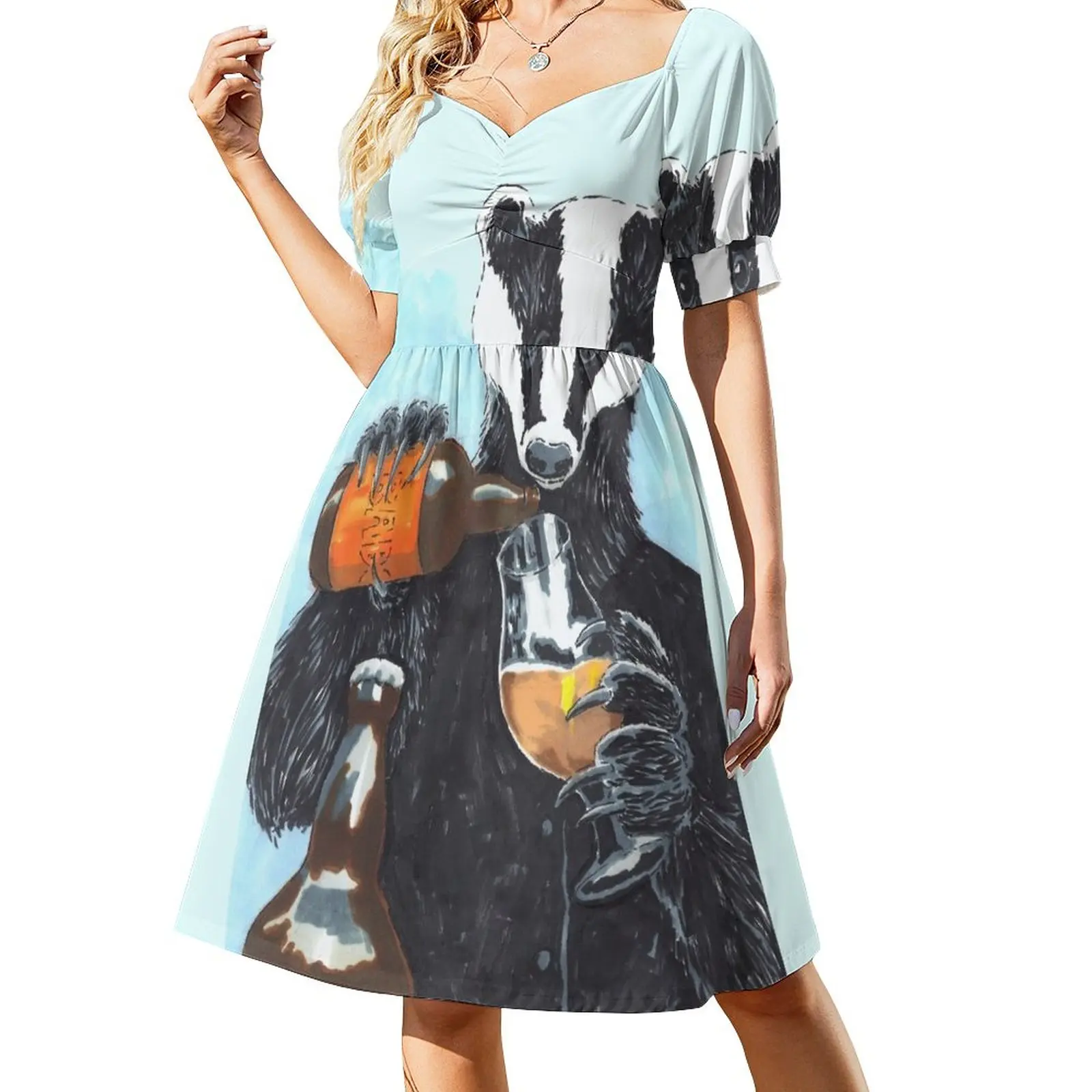 

Craft Beer Badger Sleeveless Dress clothes dress dresses prom dresses chic and elegant woman dress