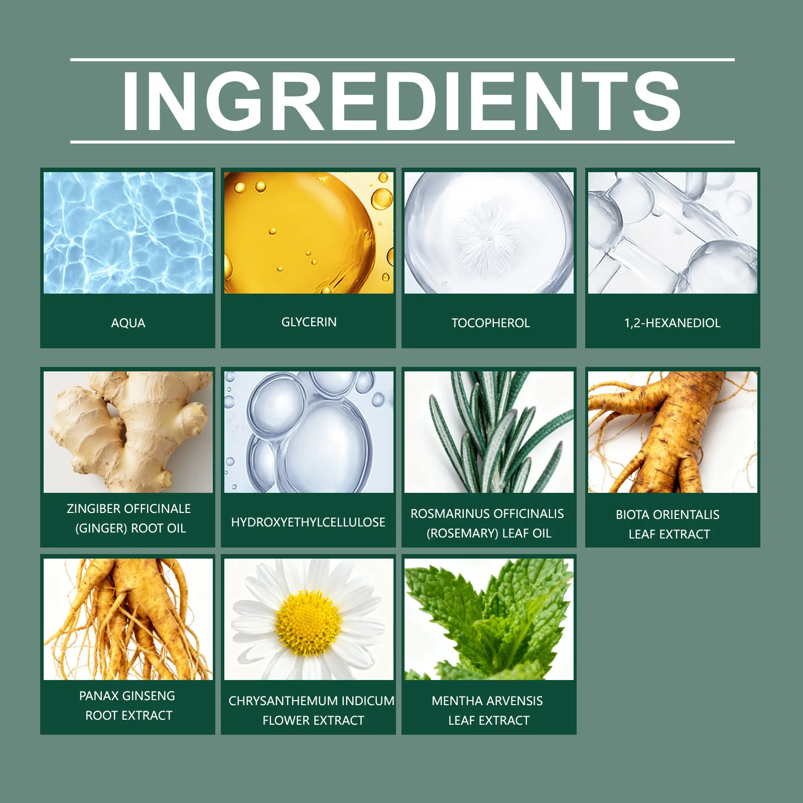 7 Day Fast Ginger Hair Growth Essence Anti Hair Loss Hair Regrowth Serum Scalp Damaged Repair Nourish Care Products Women Men