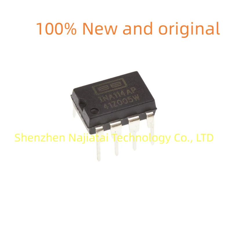 5PCS/LOT 100% New Original INA114AP INA114 DIP8 IC Chip