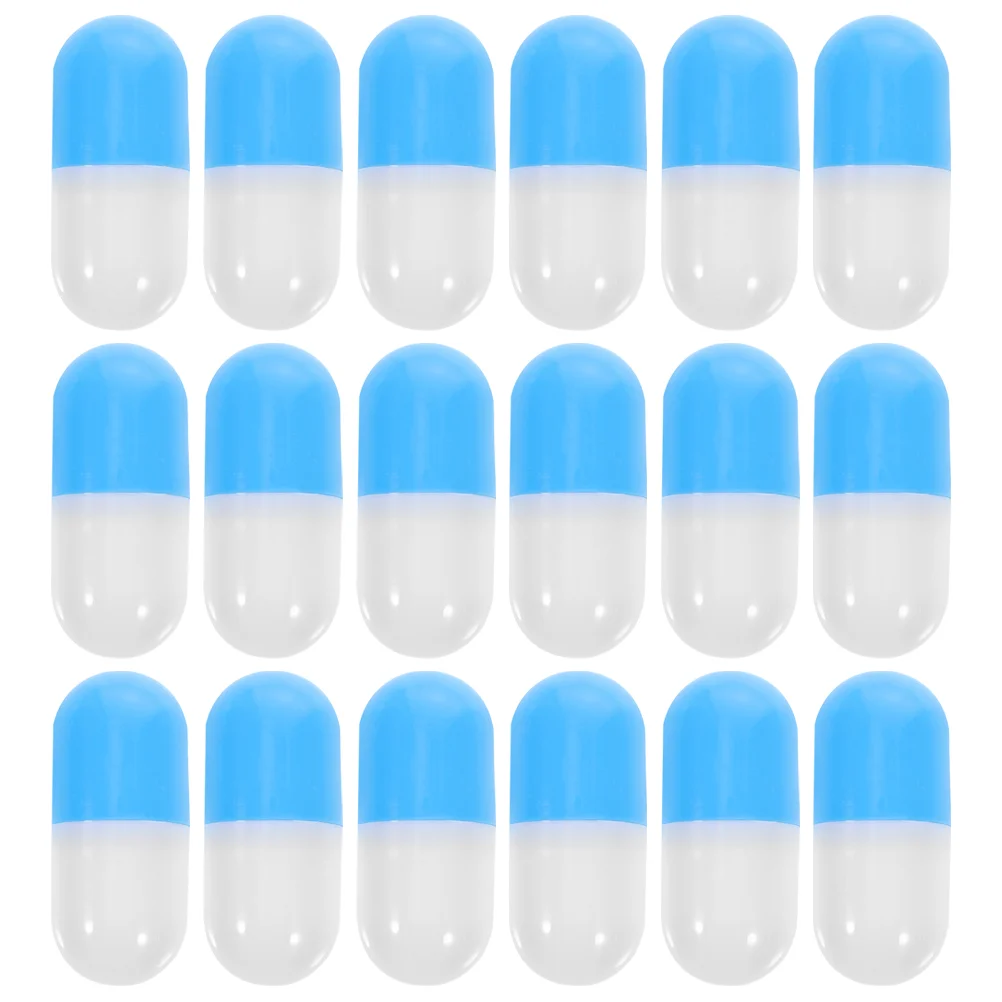 30 Pcs Simulation Capsule Children's Educational Toys Capsules for Toddlers 1-3 Cosplay Blue Plastic Kids Premium Material