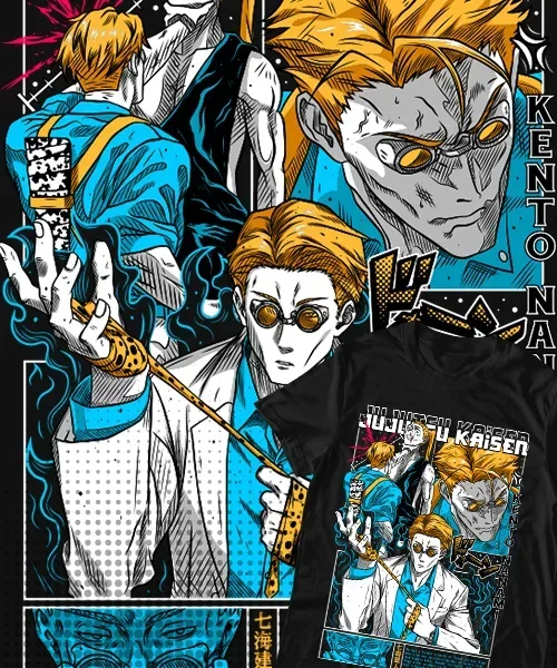 

Camiseta unisex Jujitsu Kaisen Nanami Kaisen Etapas de Batalla Cotton anime T-shirt