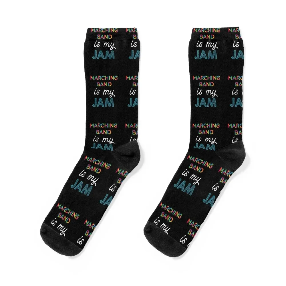 Marching Band is my Jam. Funny Marching Band Design Socks men cotton high quality Lots summer Mens Socks Women's