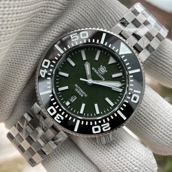 Luxury Dive Watch STEELDIVE SD1976P Puck Sapphire Crystal Swiss Luminous 1000M Waterproof NH35 Wristwatch No Bottom Cover Design