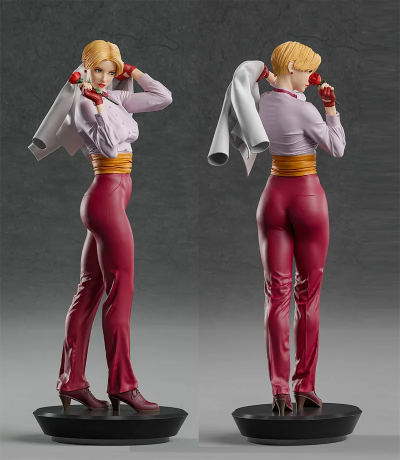 1/24 75mm 1/18 100mm Resin Model Kits Boxing Girl Figurine Unpainted No Color RW-1020