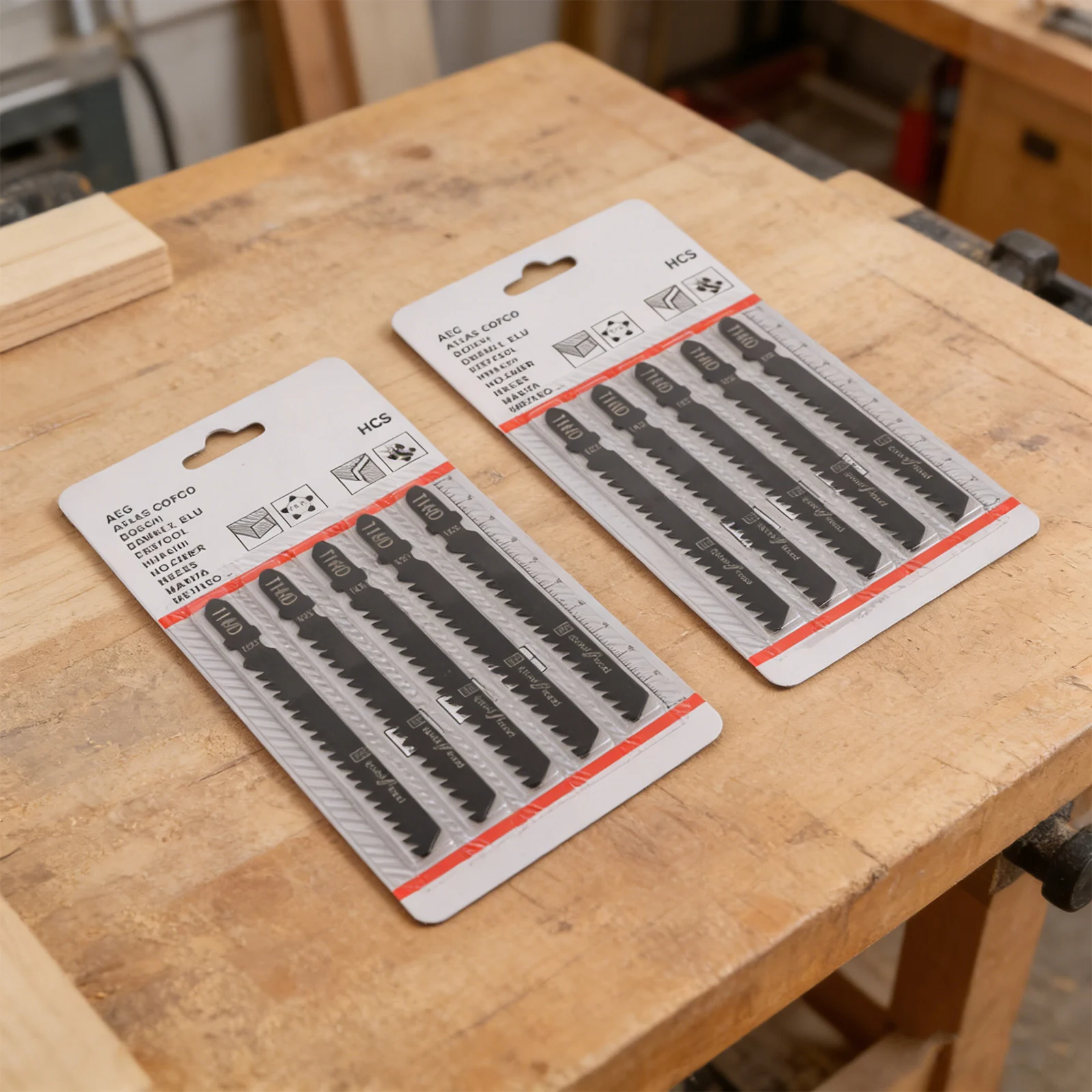 10Pcs HCS Jigsaw Blades T144D T-Shank Assorted Saw Blade For Wood Plastic Fast Cutting Tools