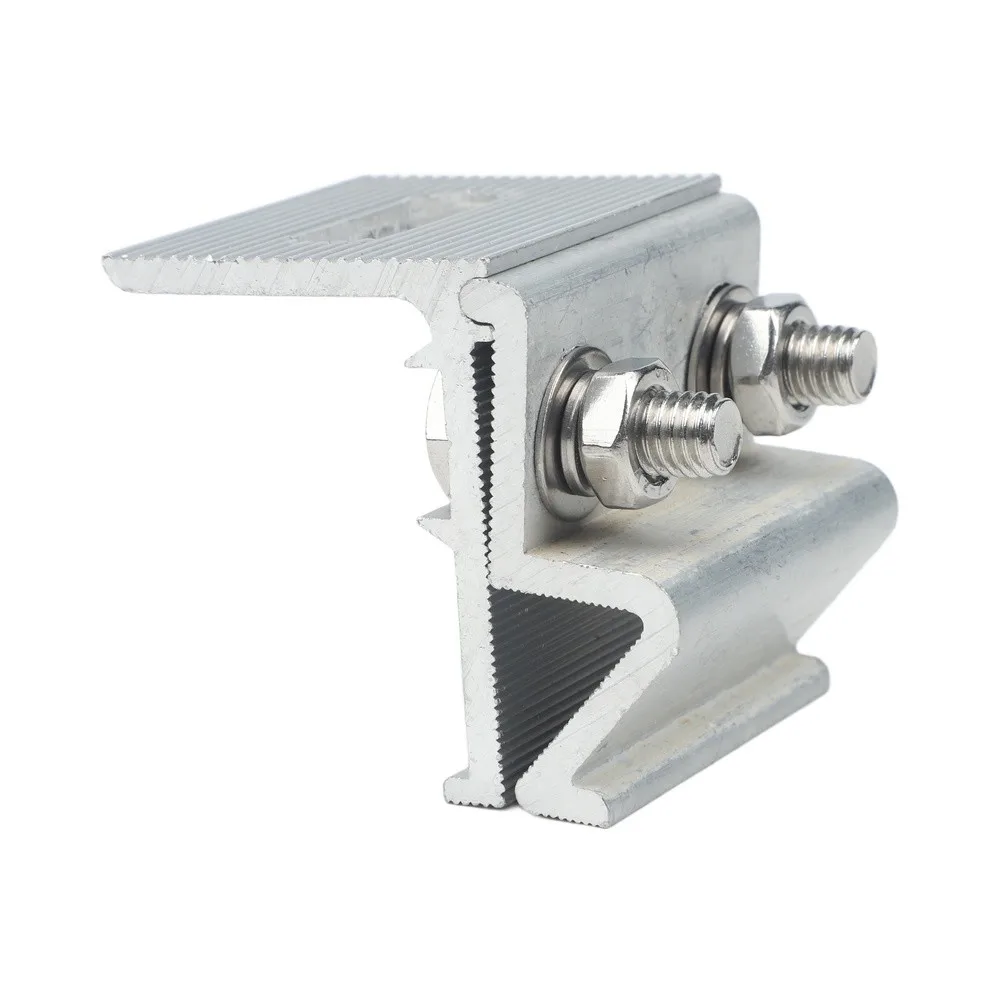 for aluminium Fold Clamp for solar Roof Clamp Stable Mounting Solution Resistant Finish For Standing Seam Roofs