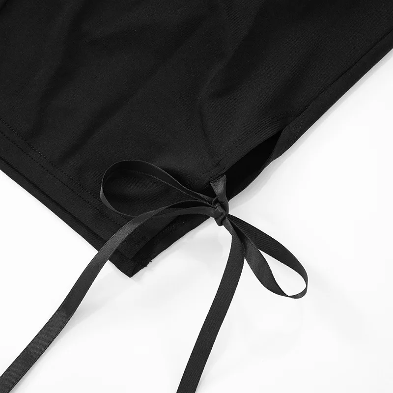 Frauen Solide 2-teiliges Set Sommer Trainingsanzüge Sexy Lace Up Halter Backless Tank Crop Tops + Dünne Knielange Hosen Fitness anzüge