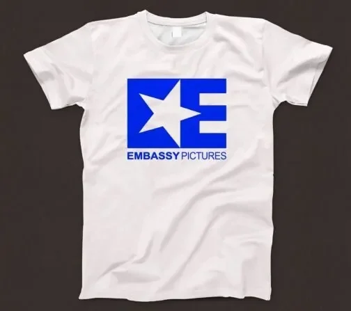 Camiseta Embassy Pictures 653 Retro Blanca
