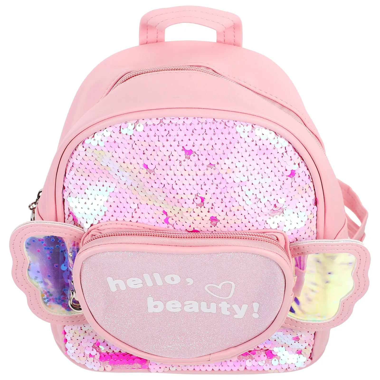 girls-sequin-backpack-bright-color-soft-premium-pu-fabric-washable-fashion-school-bag-spacious-for-books-pencils-daily-use