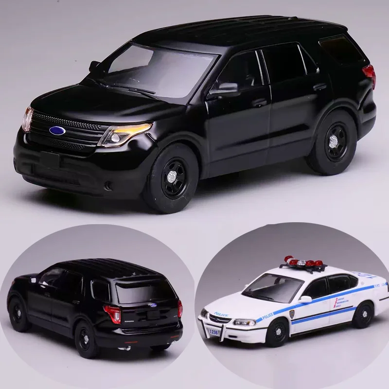 596 Diecast 1:64 Scale IMPALA & 2013 Explore Simulation Alloy Car Model Collection Ornament Gift Display Souvenir Decoration