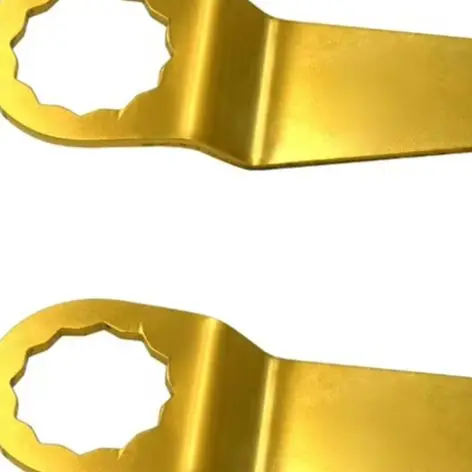Plated Straight 15x15x6mm Glass Sealant Scraper For Oscillating For Multi Tool Automotive DIY Cutting