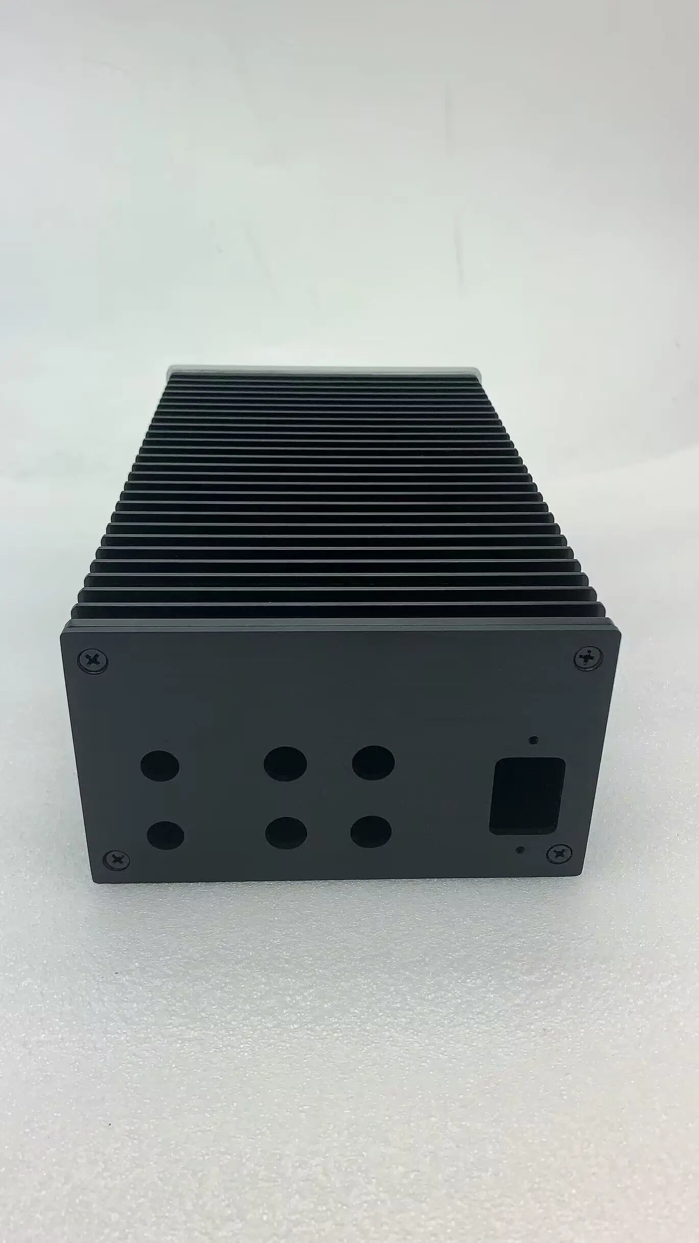 0915 Unilateral Heatsink Aluminum Case DIY Enclosure Vertical Chassis Amplifier Box