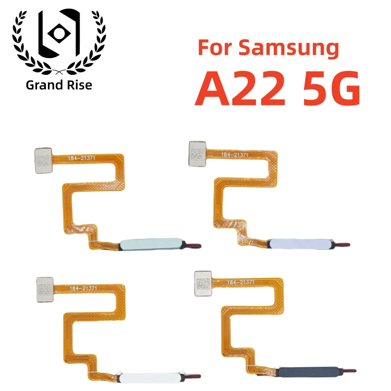 For Samsung Galaxy A22 4G 5G Power Switch ON OFF Home Button Fingerprint Touch ID Side Key Flex Cable