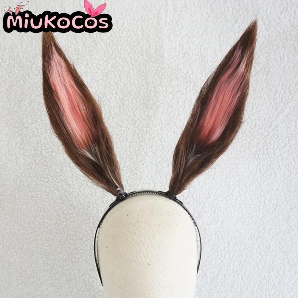 在庫あり アミヤ コスプレウィッグ 耳付き MiukoCosplay ゲーム Arknights コスプレ