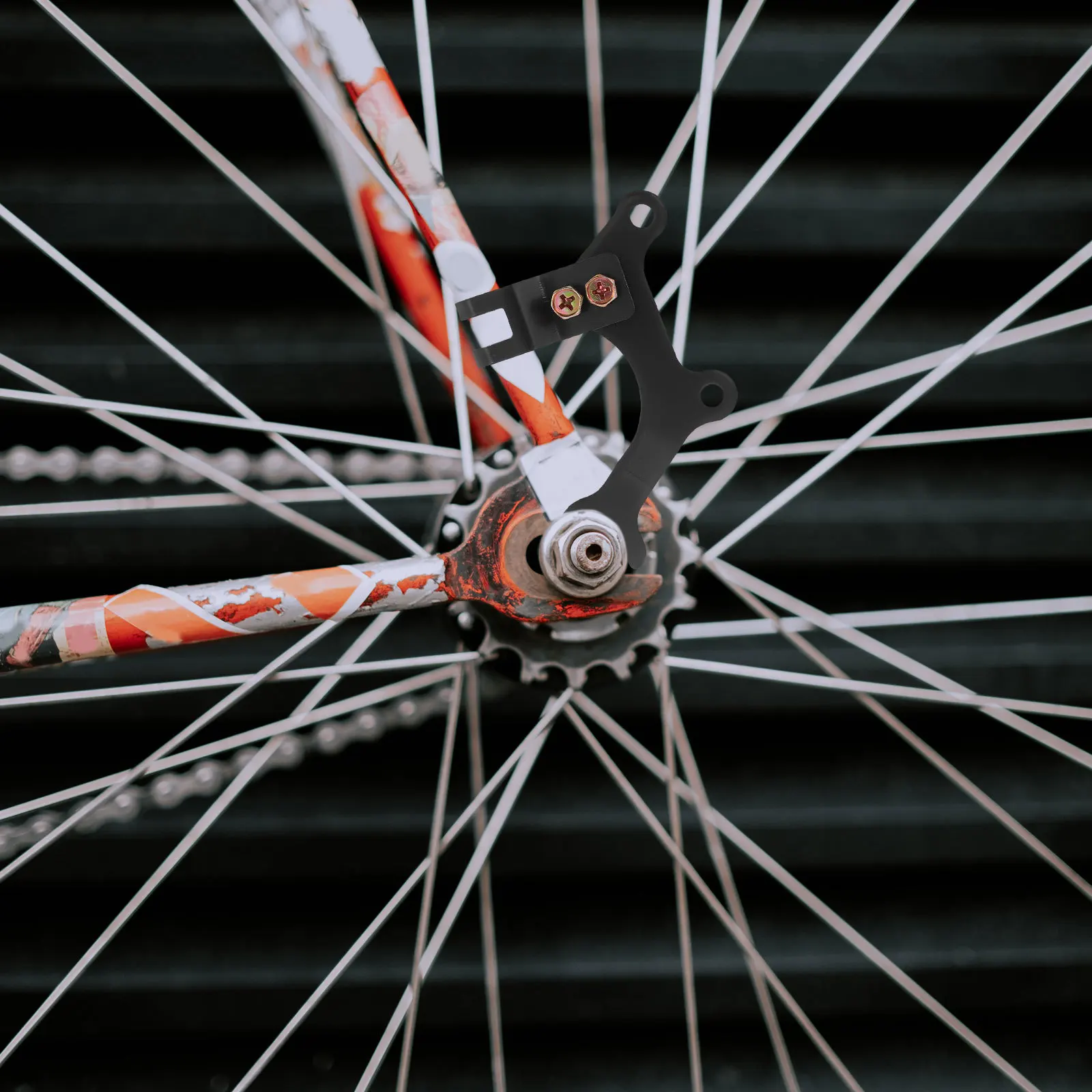 1 Pair Metal Bicycle Modification For Standard Bikes Lightweight Durable Disc Conversion Bracket Mountain Bike Disc Brake