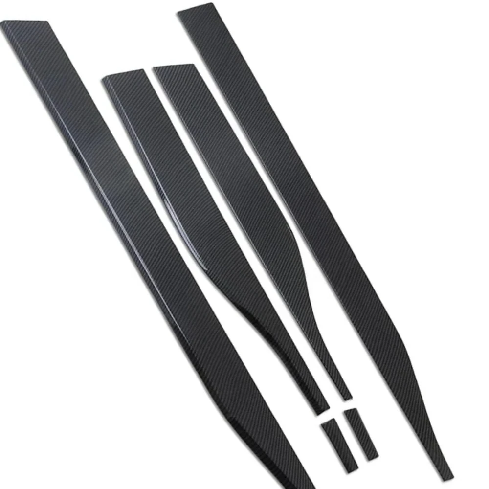 

Side Door Body Trim For Toyota RAV4 RAV 4 2019 2020 2021 2022 2023 2024 Carbon Fiber Door Panel Streamer Strip Car Accessories
