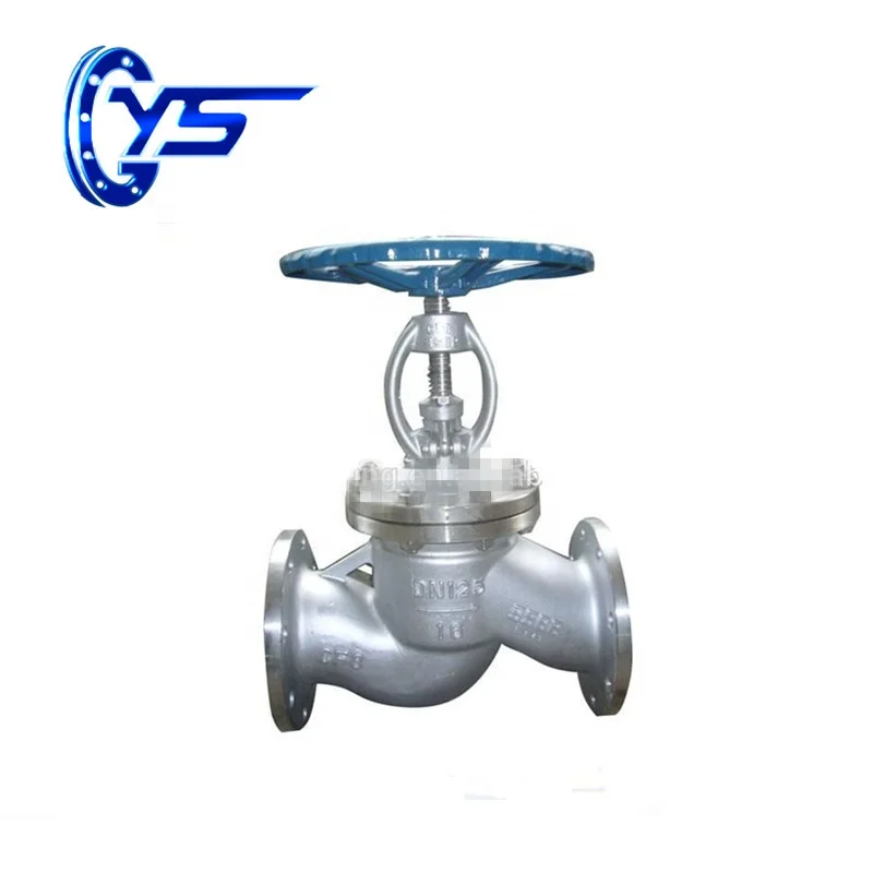 J41H-16C صمام الكرة الأرضية المبردة مع SS314 الجذعية صفر تسرب PN16 الكربون الصلب القرص التحكم اليدوي للمياه OEM المدعومة