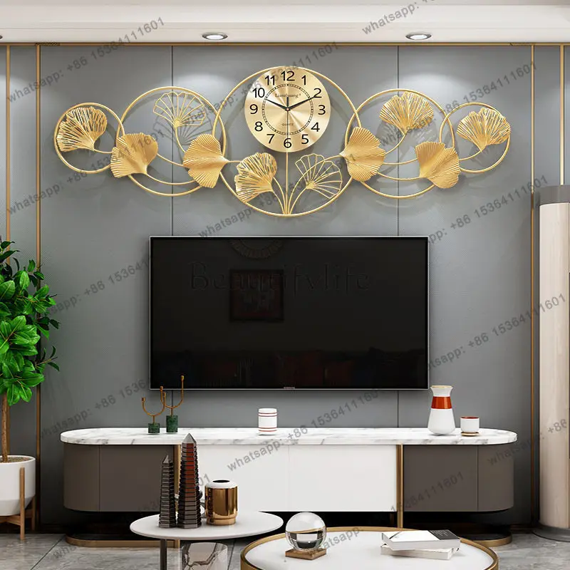 Best Sellers Fashion Living Room Wall Clocks Digital Interior Luxury Simple Wall Watch Big Size Design Horloge Murale Ornaments