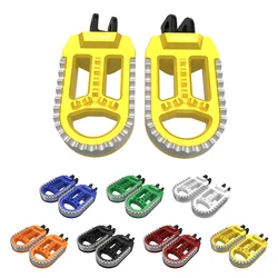 Fit For Suzuki DR-Z125L DR200S DR-Z250 DR650 DR 650 1994-2024 Rotatable Footrest Footpegs Pedals Motorcycle Front Wide Foot Pegs