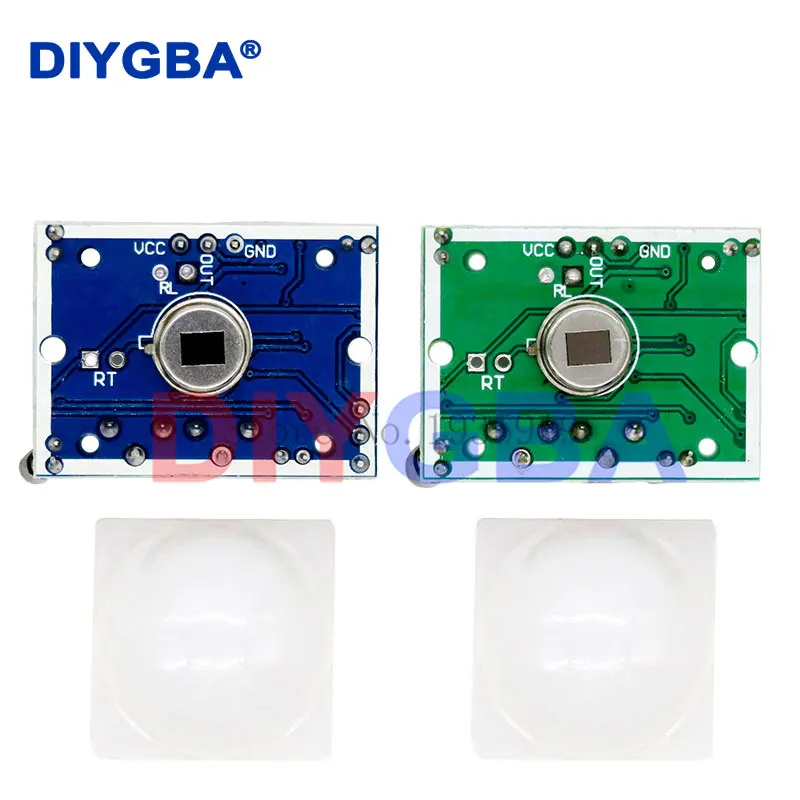 10 قطعة SR501 HC-SR501 ضبط الأشعة تحت الحمراء Pyroelectric الأشعة تحت الحمراء PIR وحدة محس حركة كاشف وحدة قوس لاردوينو