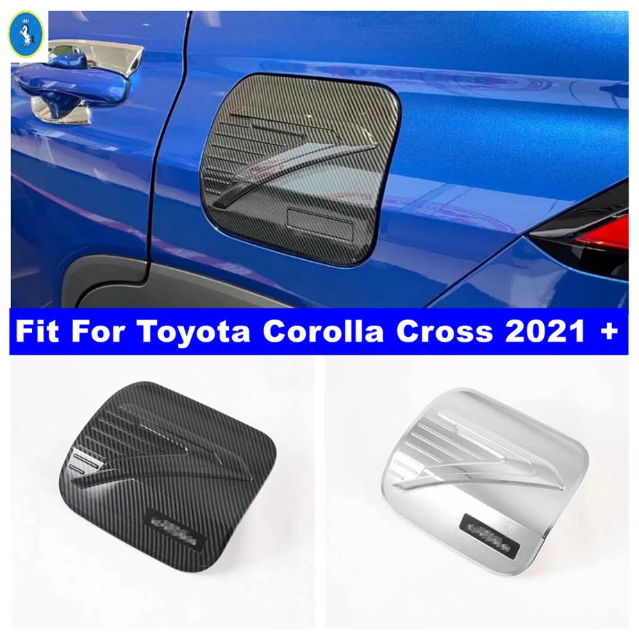 

Gas Fuel Tank Cover Decoration Gasoline Protection Trim Fit For Toyota Corolla Cross 2021 - 2023 Accessories Exterior Refit Kit