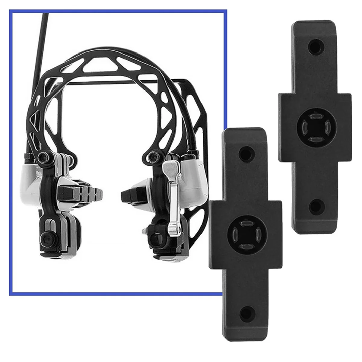 ABVS 8Pcs Bicycle Brake Shoes for Magura HS11/ HS22/HS24/ HS33 /HS66 50mm Brake Block V-Brake Pad Road Bike Accessories