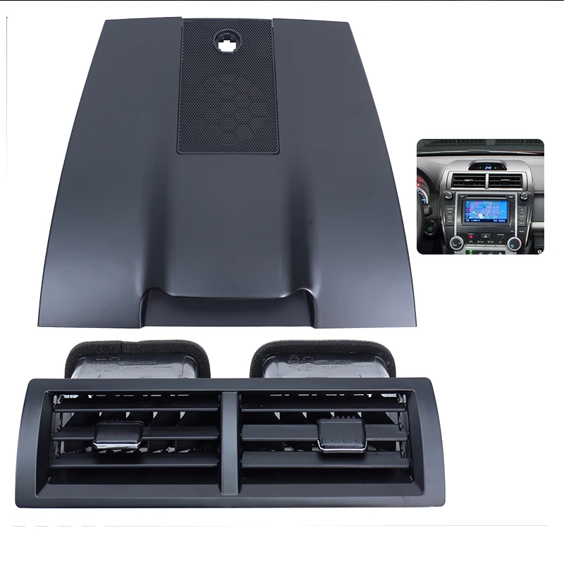 

Для 2012-2013TOYOTA CAMRY Панель часов ЧЕРНЫЙ Кондиционер Заднее сиденье с защитой от пыли Выходная крышка