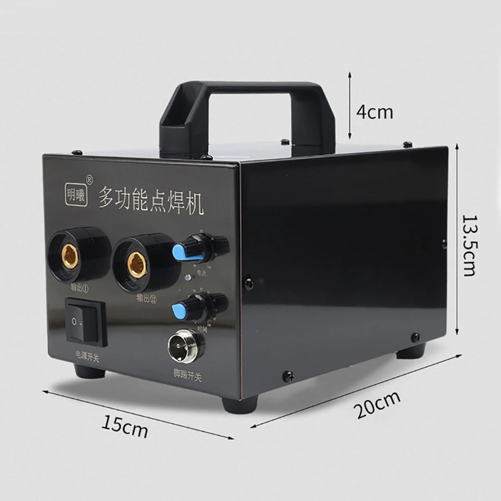 Mini Spot Welder Tool DIY Electric Welding Machine with Foot Pedal for 18650 Batteries Nickel-Plated Sheet/Battery Pack