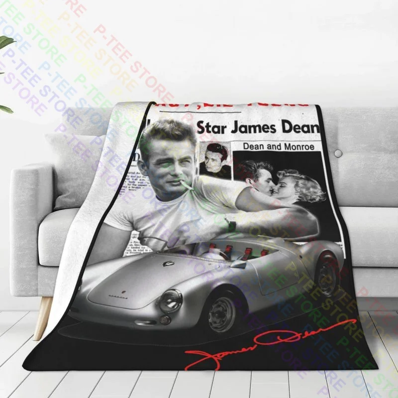 James Dean American Movie Star Blanket Sheet Thicken Comfortable Cover Blanket Family Expenses