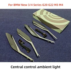 11 Colours Center console Saddle light For BMW New 3/4 Series G20 G22 M3 M4 LED decorative lights in the car Ambient light Refit