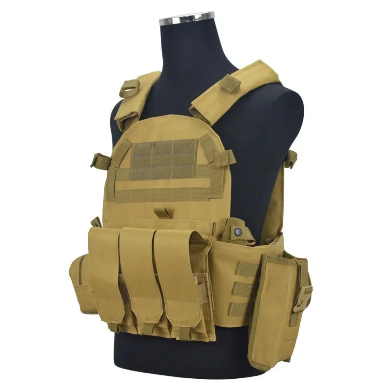 

Тактический жилет W Military Molle Plate Carrier для охоты, страйкбола, военных игр, армейской брони, снаряжения CS и аксессуаров для страйкбола