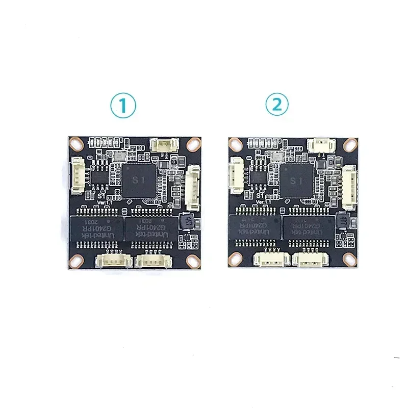 38mm Industrial Ethernet Switch industrial 4 port 10/100M network ethernet switch 5V/12V/15V power input Temperature-40 to 75℃