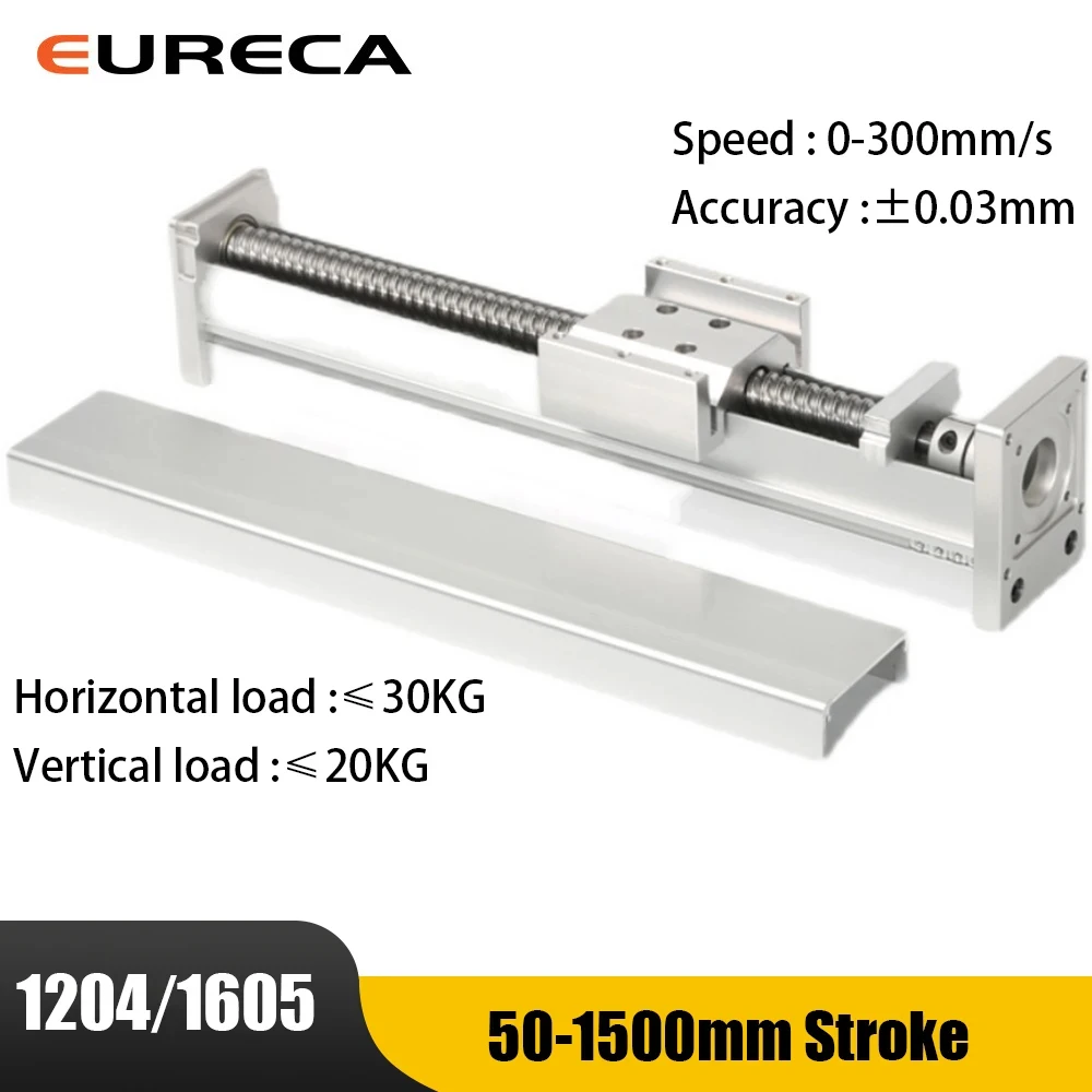 sfu 1605 precisao cnc bola parafuso linear guia eixo atuador modulo posicao slide tabela rail movimento com 12n 57 stepper motor 01