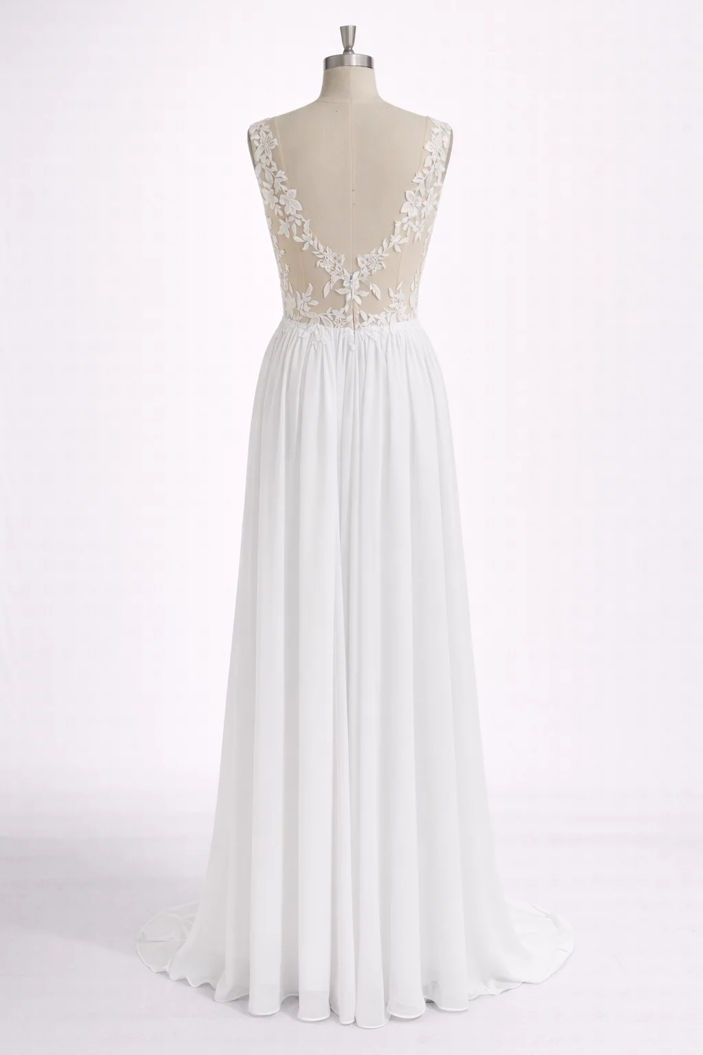 Modern Wedding Dresses 2026 V Neck Lace Appliques Backless Beach Boho Bridal Dresses Women's Duabi Brides Dress Customized image 5