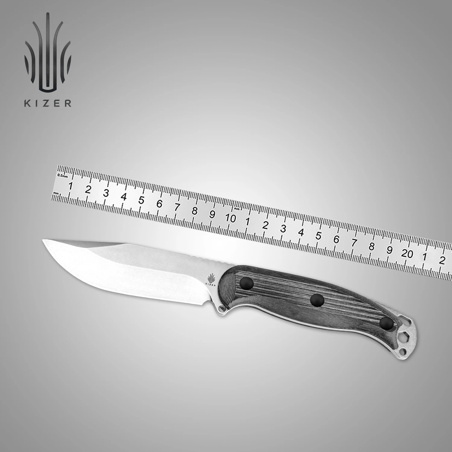 

Kizer EDC Fixed Blade Knife 1082A1/1082A2/1082A3 Ursa Major AEB-L/Nitro-V Steel Blade G10/Micarta Handle