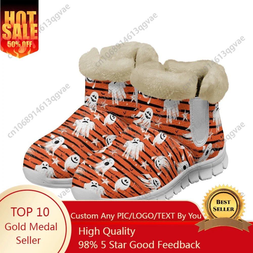 

2025 Halloween Horror Carnival Snow Boots Mens Womens Teenager Shoes Keep Warm High Quality Couple Sports Custom Sneakers