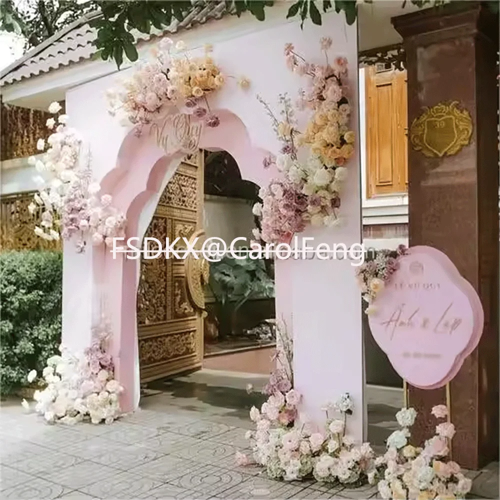 Factory Customized Wedding Arch Backdrop Arch Photo Backdrop Acrylic Backdrop Wall