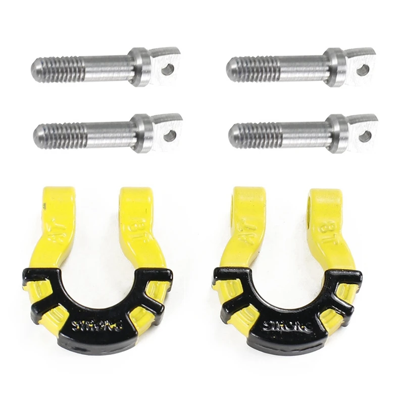 1/81/10 Climbing Car Front Bumper U-Shaped Buckle Rescue Buckle, Simulated Two-Color U-Shaped Buckle + Screws Easy To Use