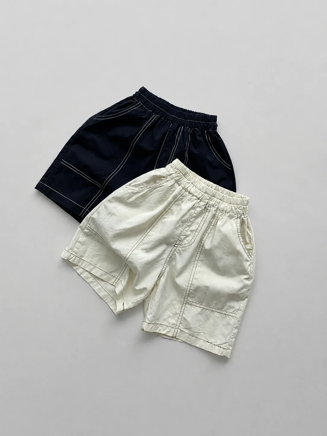 Sommer-Bestseller: Lässige Kinder-Shorts, Einfarbige Freizeithosen für Jungen und Mädchen, Baumwoll-Shorts für Kleinkinder, Mittellange Hosen, Kinderkleidung