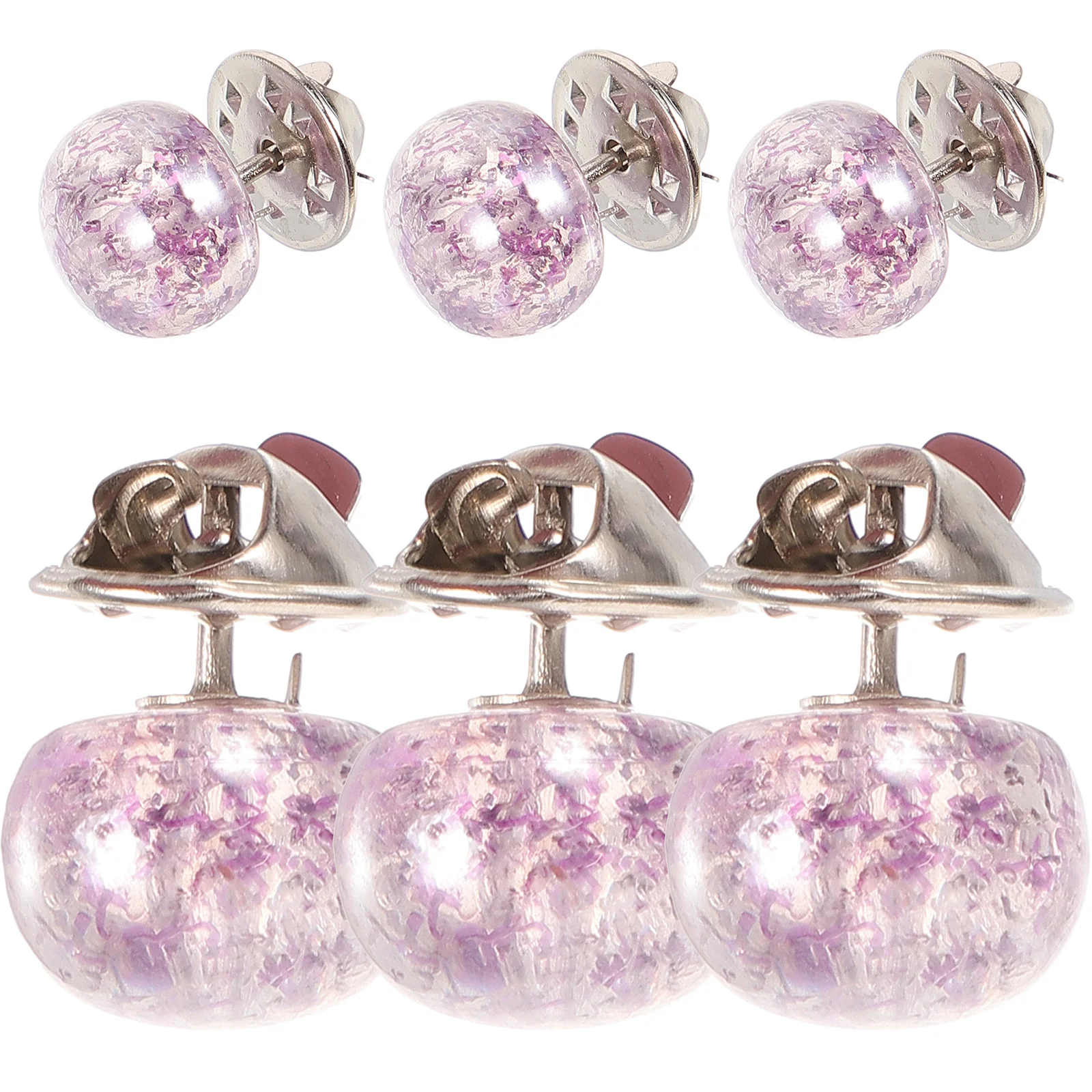 

6pcs Invisible Snap Buttons Flower Design Hidden Buttons For Diy Clothes Accessories Sweater Button Supplies Craft Sewing Tools