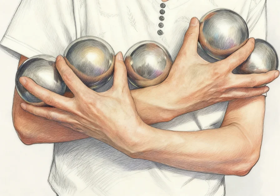 Upgraded One Steel Ball to Five Magic Trick – Multiplying Balls, Stage Illusions, Mentalism Gimmicks, Magician Tools