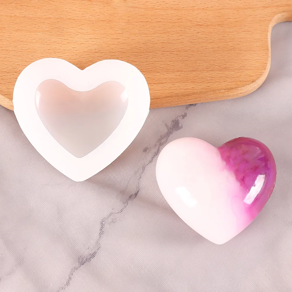 Mini Love Silicone Mold DIY Handmade Heart Candle Soap Gypsum Cake Chocolate Baking Tool Valentine\'s Day Gift Mini Heart Mold