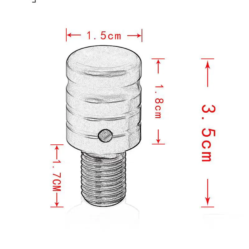 For Moto Guzzi V100 Mandello V7 Stone V8S TT Bobber Breva 850 1100 1200 Motorcycle aluminum mirror hole plug screw bolt