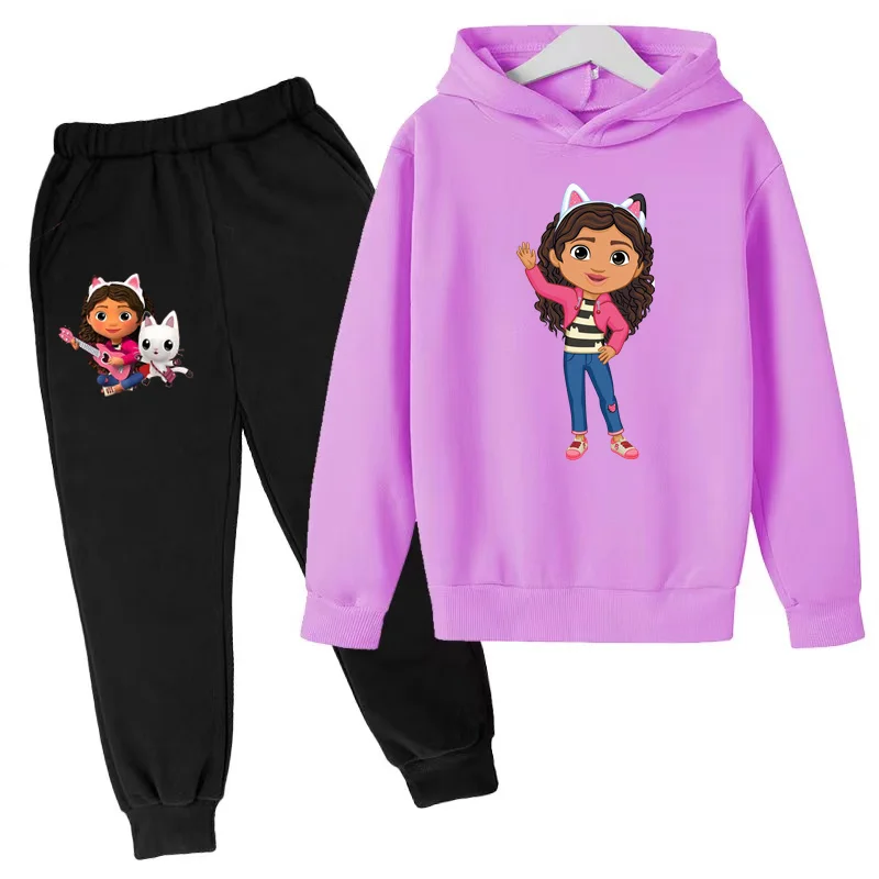 

Fall/Winter 2024 Kids Sports Hoodie Set Top + Pants Casual Charming Coat Sunshine for Boys and Girls Ages 3-13 Gifts for Kids