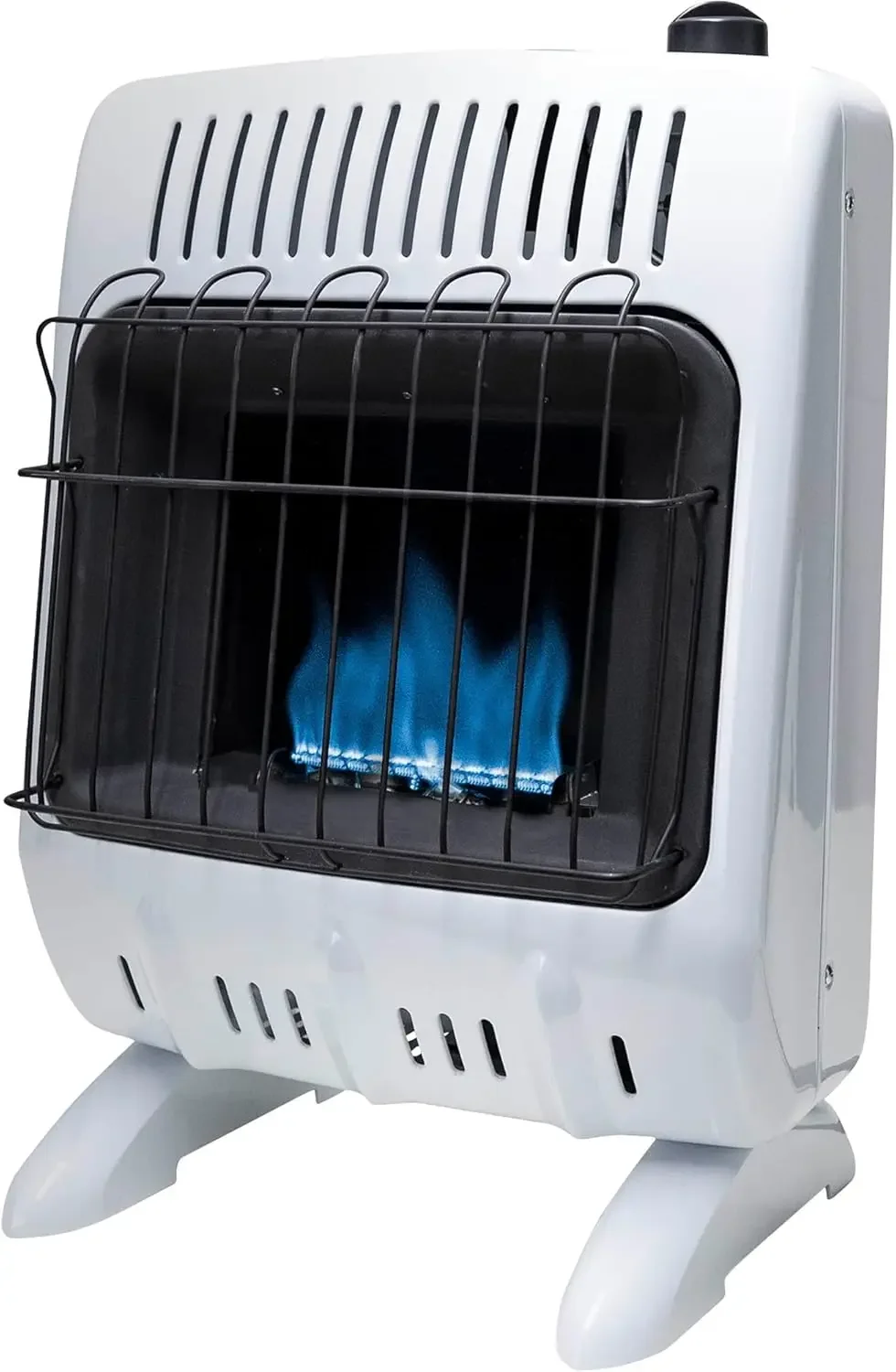 F F F 299710 : Aquecedor de propano de chama azul de 10.000 Btu sem ventilação, tamanho único, branco