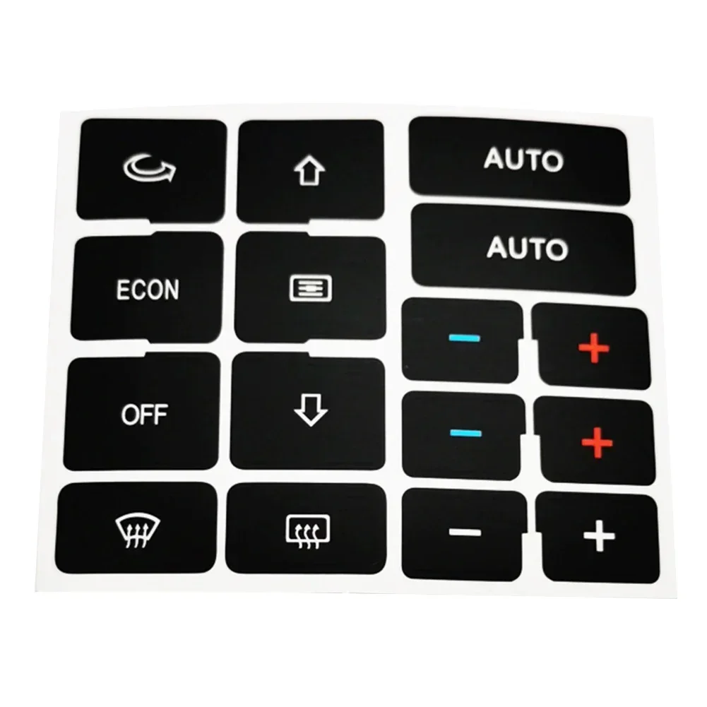 Interior Repair Sticker Button Repair Decal Car Repair Black Overlay Light Penetration Reduction Manual Measurement Deviation