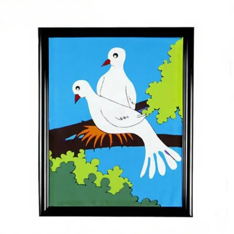 

Dove Frame (Two Doves Version) Dove Appearing From Picture Magic Tricks Stage Illusions Accessories Gimmicks Mental Props Comedy